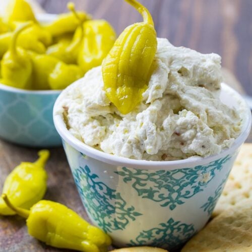 Three Cheese Pepperoncini Spread Spicy Southern Kitchen