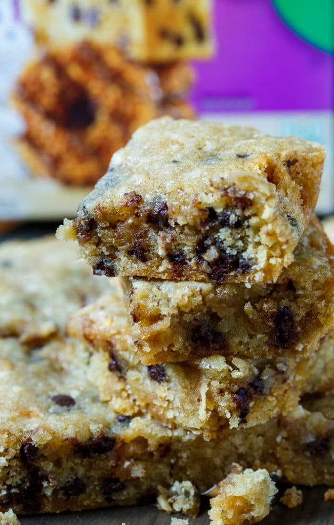 Caramel and Coconut Blondies