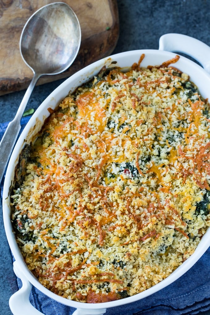 Pimento Cheese Creamed Spinach - Spicy Southern Kitchen