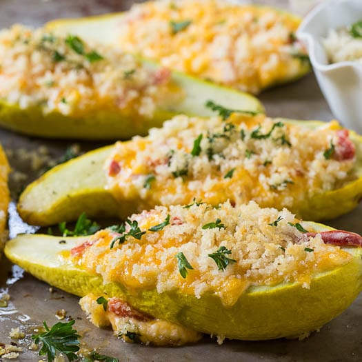 Pimento Cheese Stuffed Squash