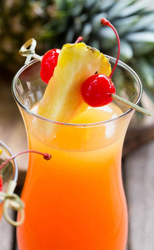 Pineapple Upside Down Cocktail