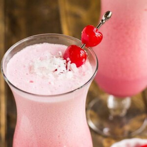 Pink Coconut Frost Cocktail