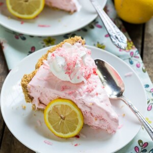 No Bake Pink Lemonade Pie