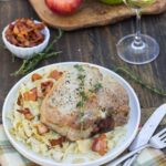 Pork Chops with Creamy Cabbage and Apples