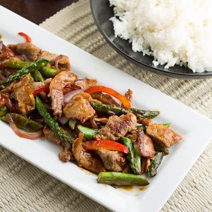 Pork and Asparagus Stir-Fry