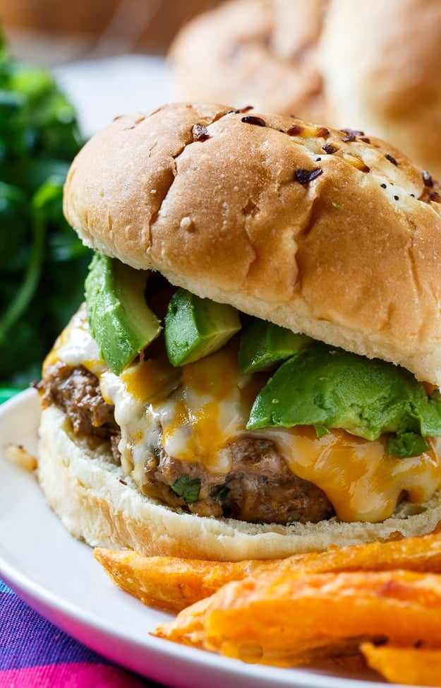 Chipotle Pork Burgers