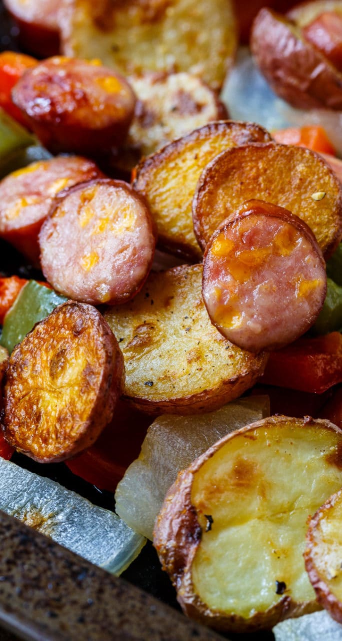 Oven-Roasted Sausage and Potatoes - Spicy Southern Kitchen