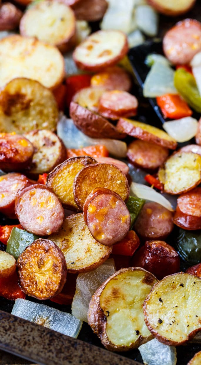 Oven Roasted Sausage and Potatoes Spicy Southern Kitchen