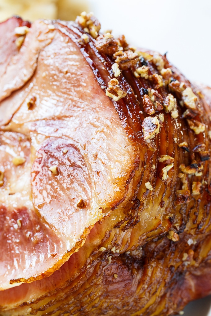 Praline Glazed Ham