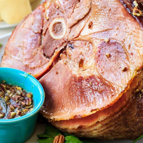 Praline Glazed Ham