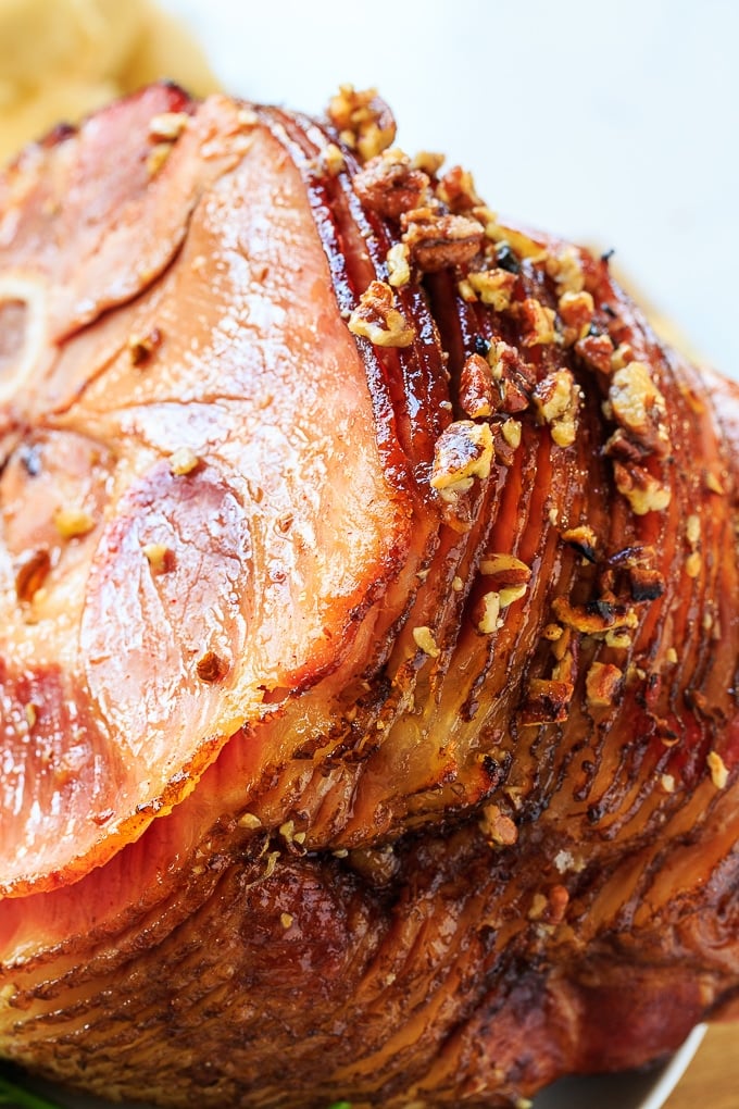 Praline Glazed Ham