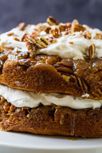 Pumpkin Praline Torte - Spicy Southern Kitchen