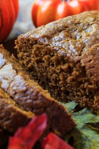 Spicy Pumpkin Bread - with a heavy dose of fall spices, this moist pumpkin bread is not lacking in flavor.