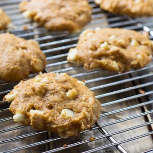 Pumpkin-White Chocolate Chip Cookies