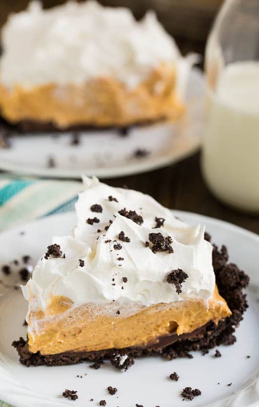 Pumpkin-Chocolate Icebox Pie