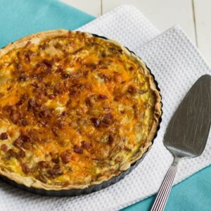 Caramelized Onion and Bacon Quiche - Spicy Southern Kitchen