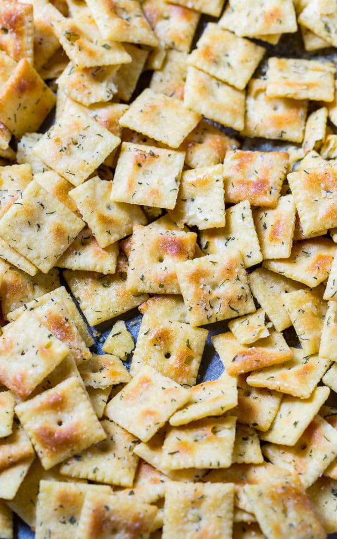 Ranch Cheez-Its- make a great game day snack.