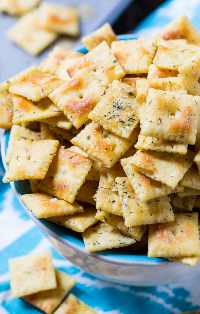 Ranch Cheez-Its make a great game day snack.
