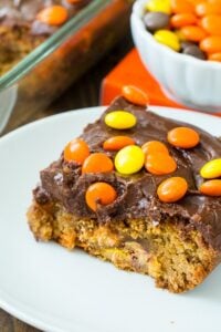 Reese's Pieces Peanut Butter Bars