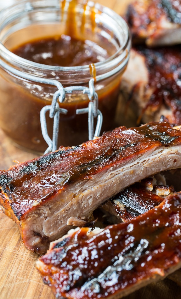 Honey Chipotle Ribs are sweet and spicy and super tender. So easy to make from just a few simple ingredients!