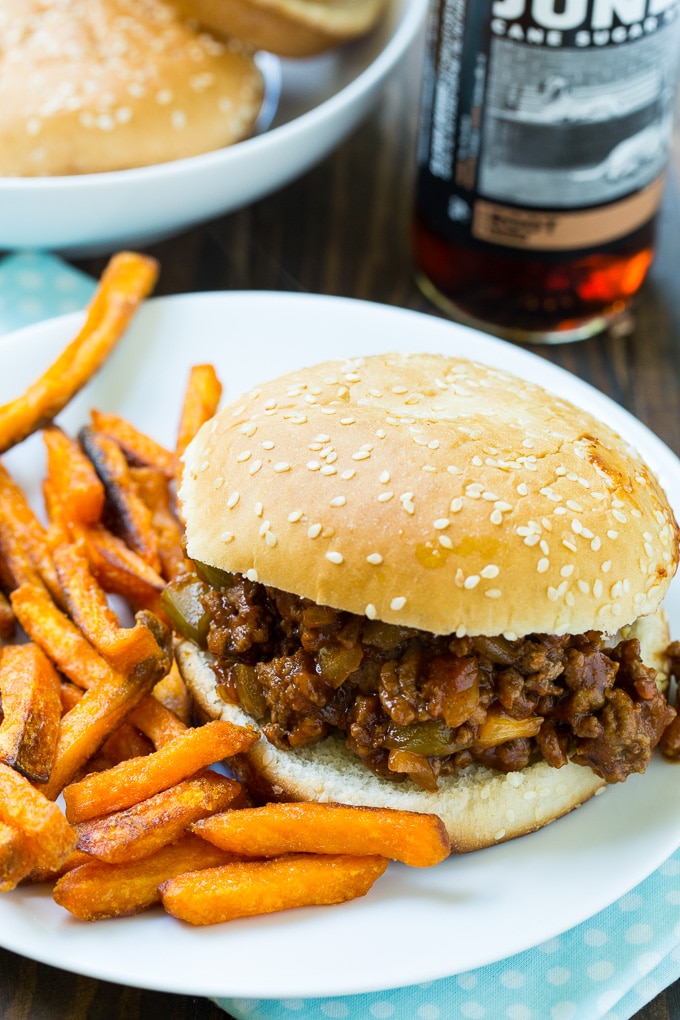 Root Beer Sloppy Joes