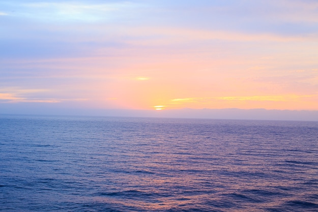 Viw of water from Ruby Princess