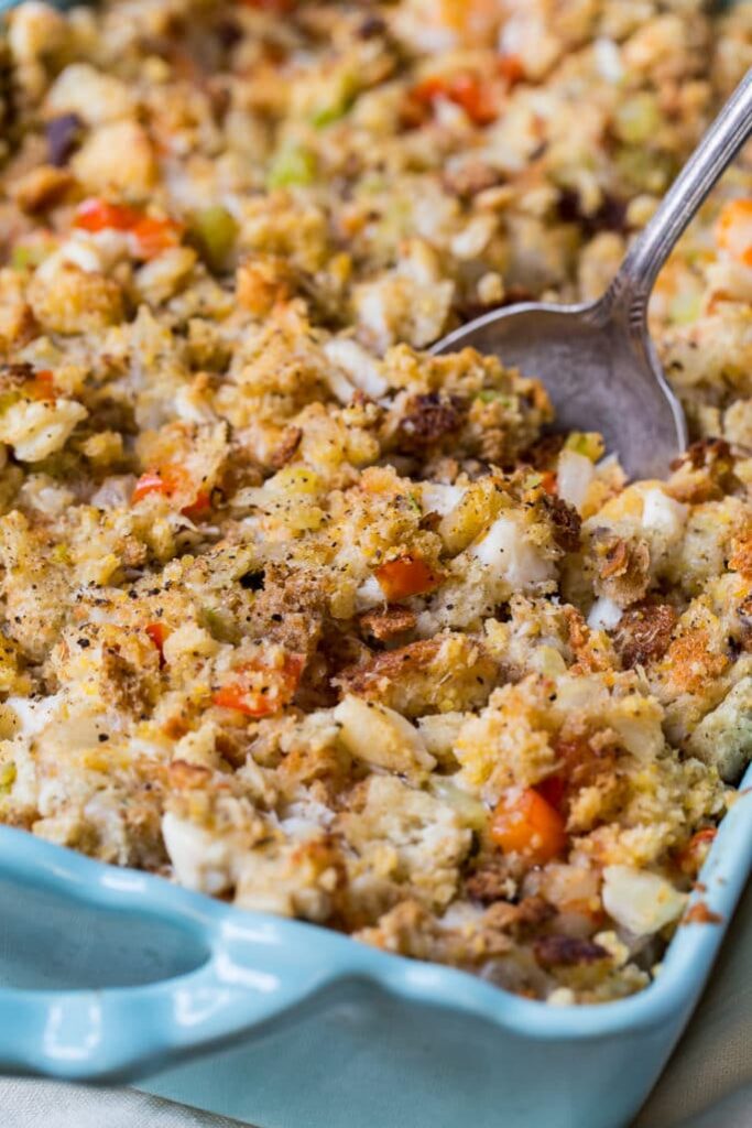 Savannah Seafood Stuffing - Spicy Southern Kitchen
