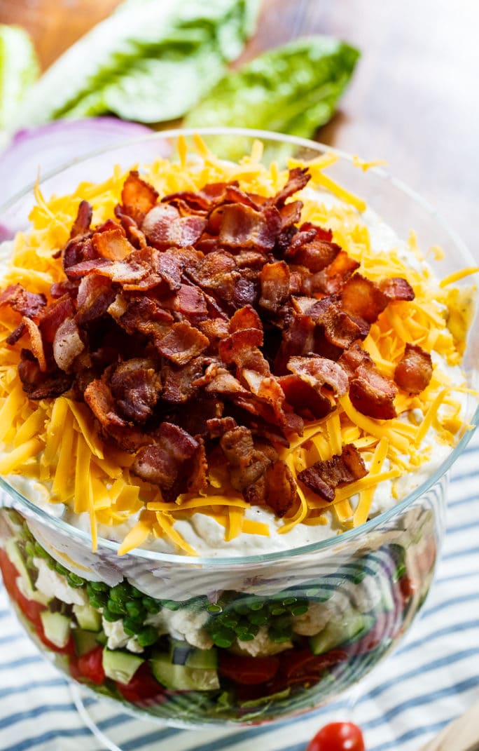 Seven-Layer Salad - Spicy Southern Kitchen