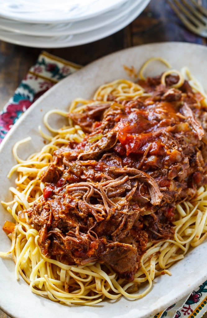 Slow Cooker Short Rib Sauce