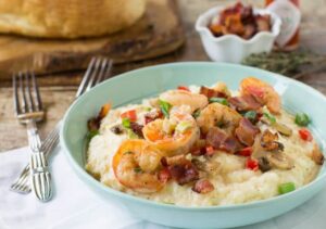 Monica's Skillet Shrimp with Bacon Up® Bacon Grease - Taste of the South