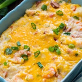 Shrimp And Grits Casserole - Spicy Southern Kitchen