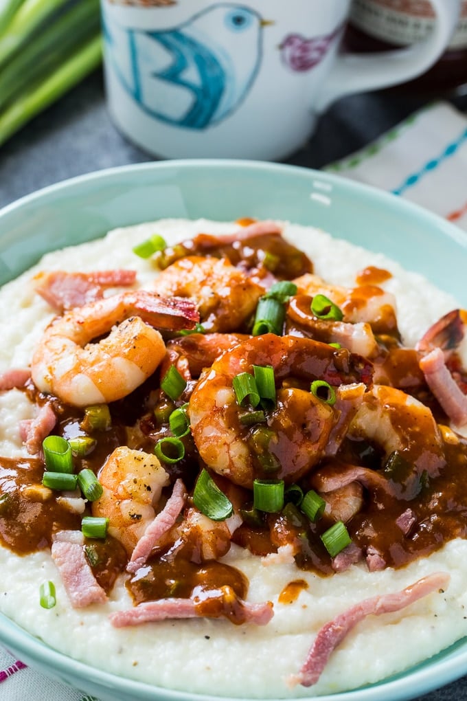 Shrimp and Grits with Red-Eye Gravy