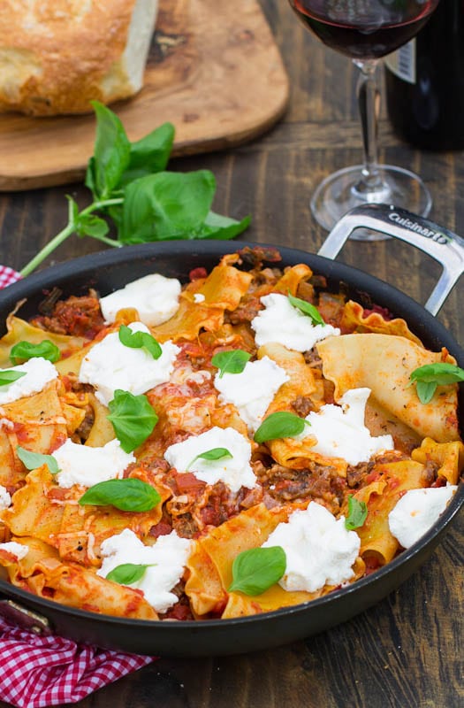 Skillet Lasagna Spicy Southern Kitchen