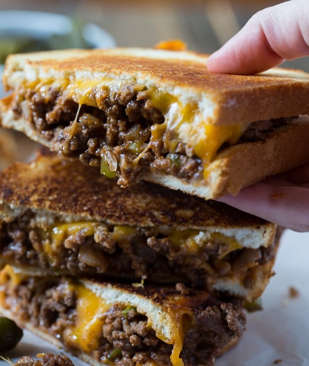 Sloppy Joe Grilled Cheese