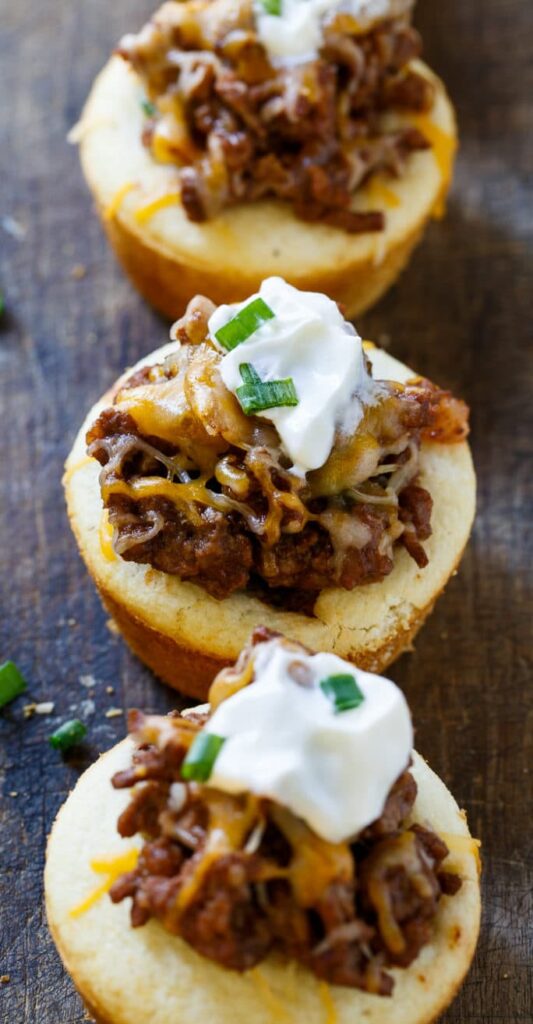 Sloppy Joe Cornbread Muffins