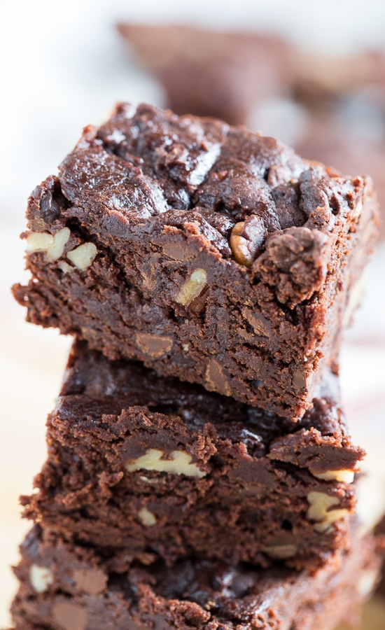 Slow Cooker Triple Chocolate Brownies