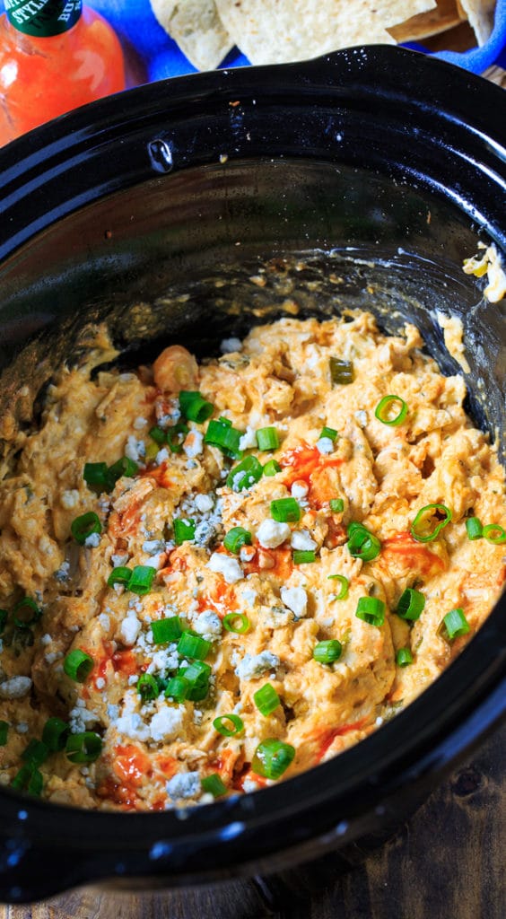Slow Cooker Buffalo Chicken Dip Spicy Southern Kitchen