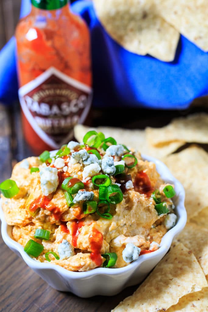 Slow Cooker Buffalo Chicken Dip Spicy Southern Kitchen