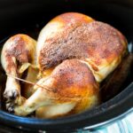 Slow Cooker Spiced Whole Chicken