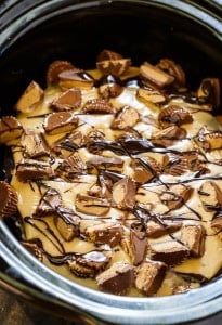 Slow Cooker Peanut Butter Chocolate Cake