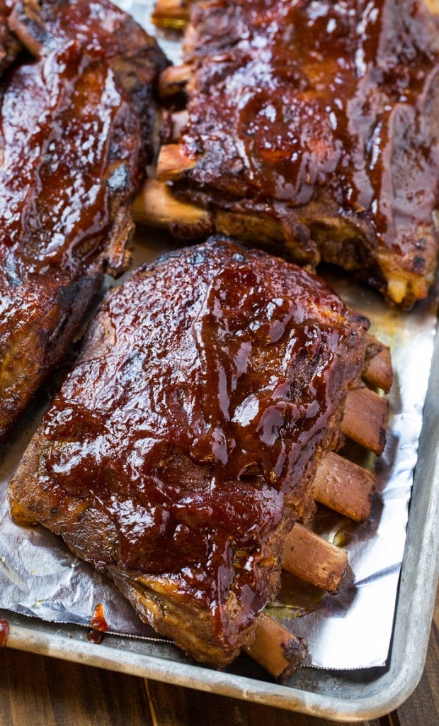 Ribs cooked in the crock pot are so tender, delicious, and easy to make. A quick broil at the end makes them super flavorful!