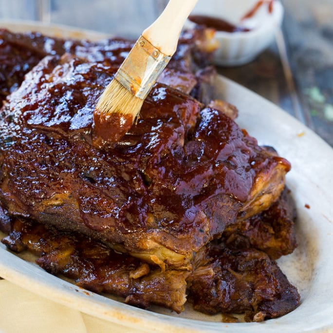 Ribs cooked in the crock pot are so tender, delicious, and easy to make. A quick broil at the end makes them super delicious!