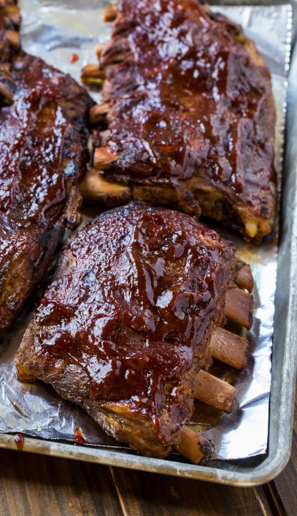 Slow Cooker Ribs are so tender, delicious, and easy to make. A quick broil at the end makes them super flavorful!