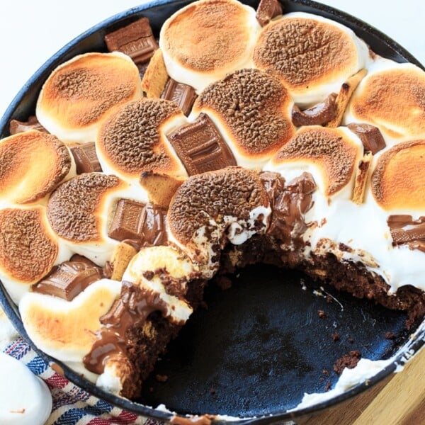 S'mores Skillet Brownie