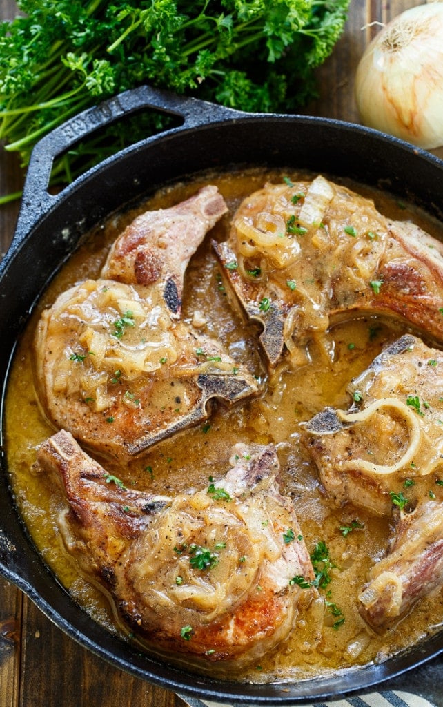 Southern-Style Smothered Pork Chops