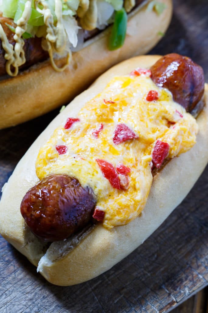 Grilled Brats with Southern Toppings - Spicy Southern Kitchen