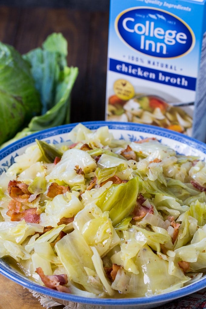 Southern Cabbage with bacon