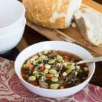 southern minestrone with lima beans