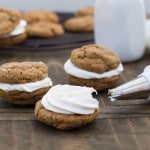Chewy Gingerbread Sandwich Cookies