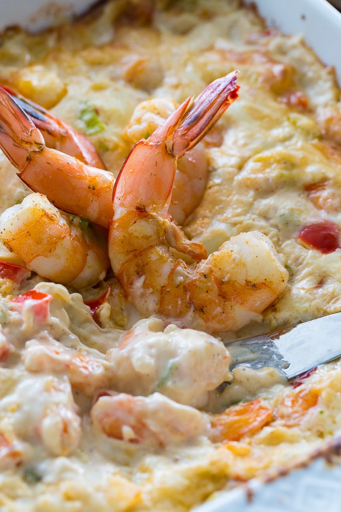 Baked Spicy Shrimp Dip